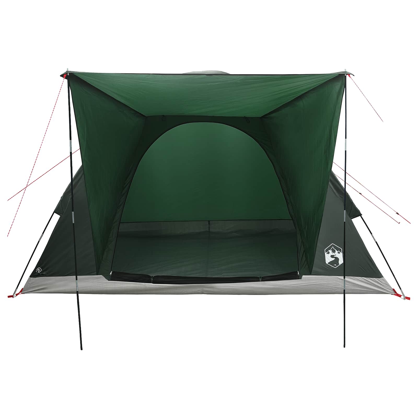 Campingzelt Olivegrün 275 x 215 x 125 cm Polyester und Stahl