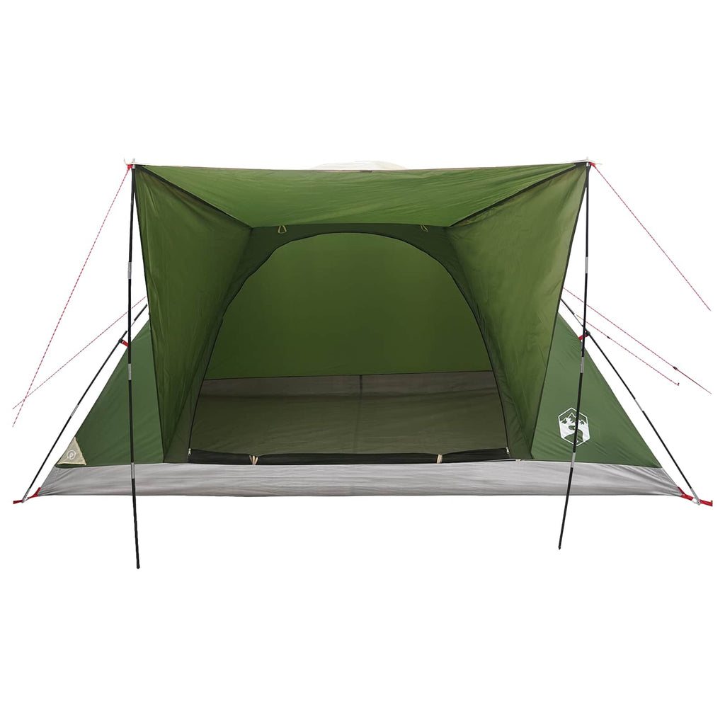 Campingzelt mit Dach Grün 6-Personen Polyester und Stahl