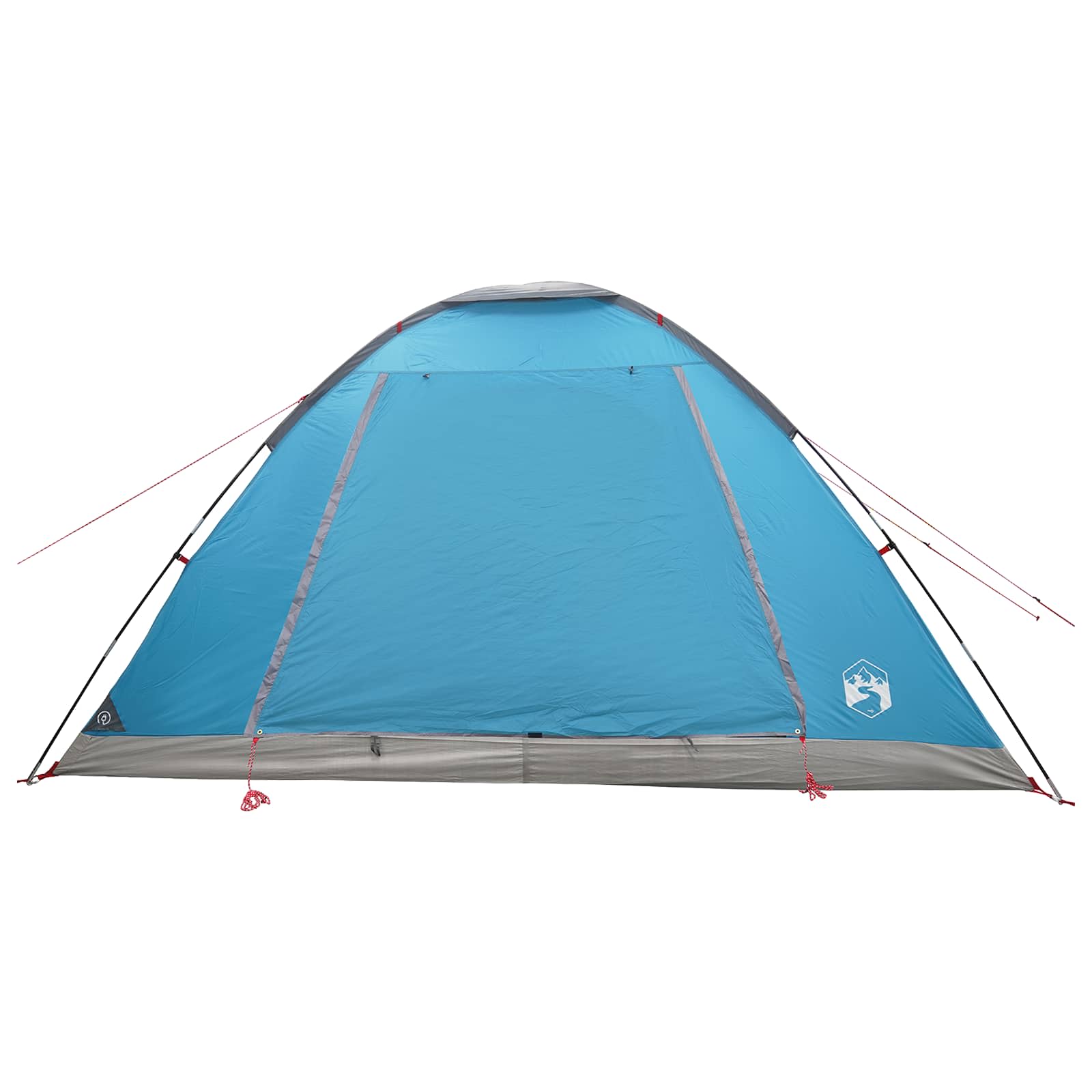 Campingzelt mit Dach Blau 6-Personen Polyester und Stahl