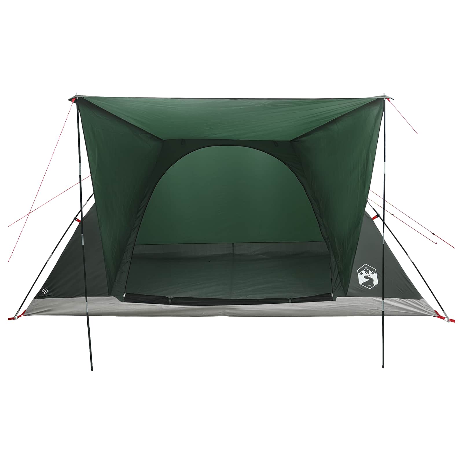Campingzelt Olivegrün 335 x 275 x 180 cm Polyester und Stahl