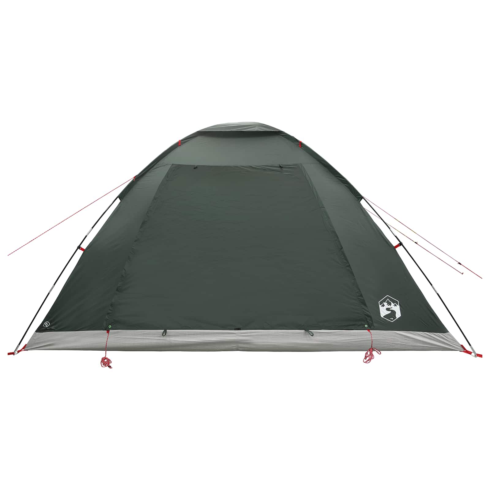 Campingzelt Olivegrün 335 x 275 x 180 cm Polyester und Stahl