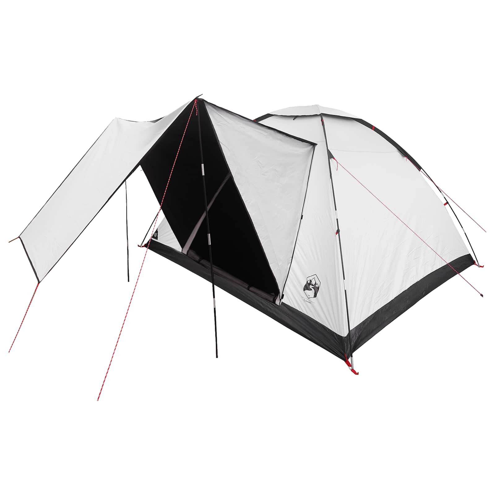 Campingzelt mit Dach Weiß Blackout 335 x 275 x 180 cm