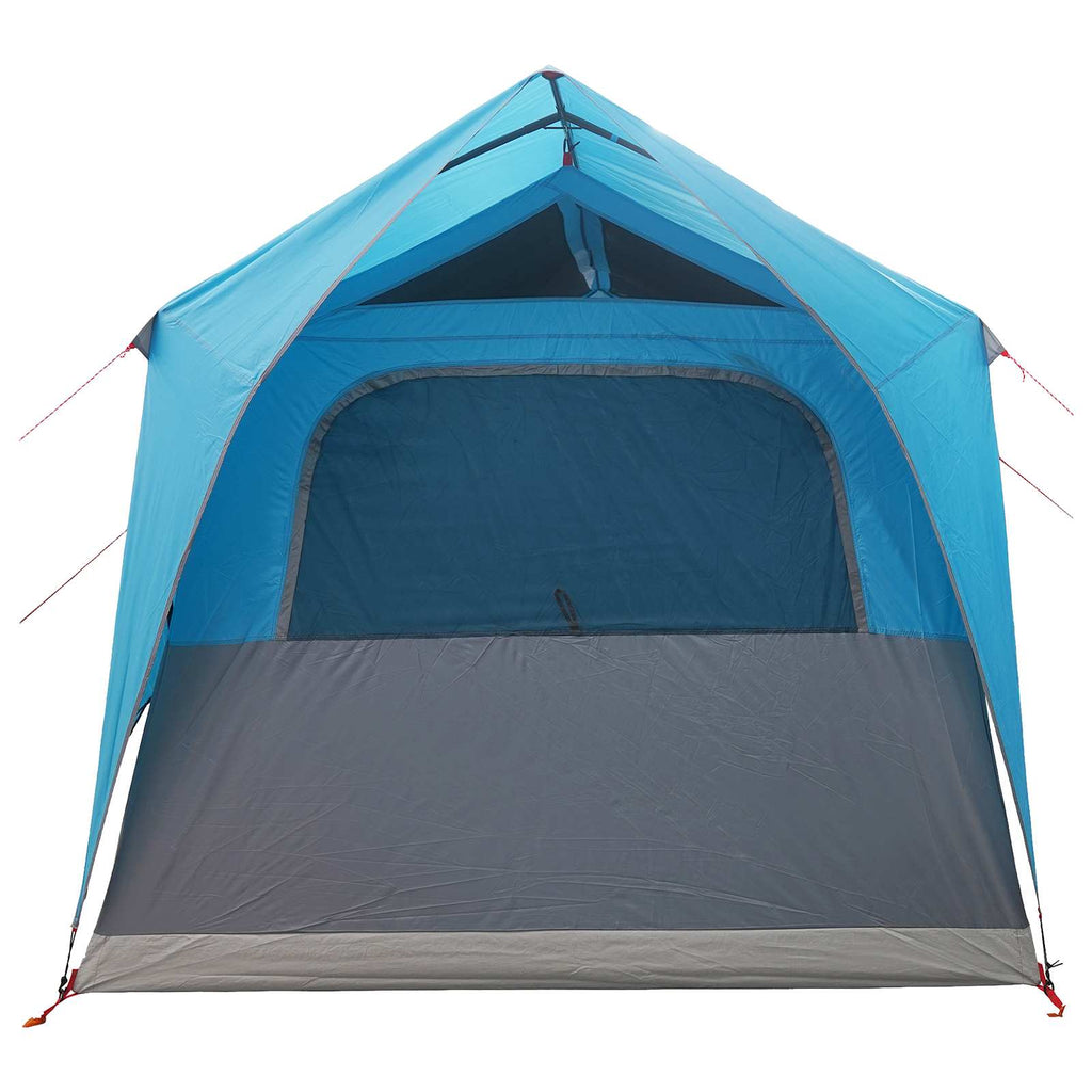 Tunnelzelt mit Dach Blau 8-Personen Polyester und Stahl