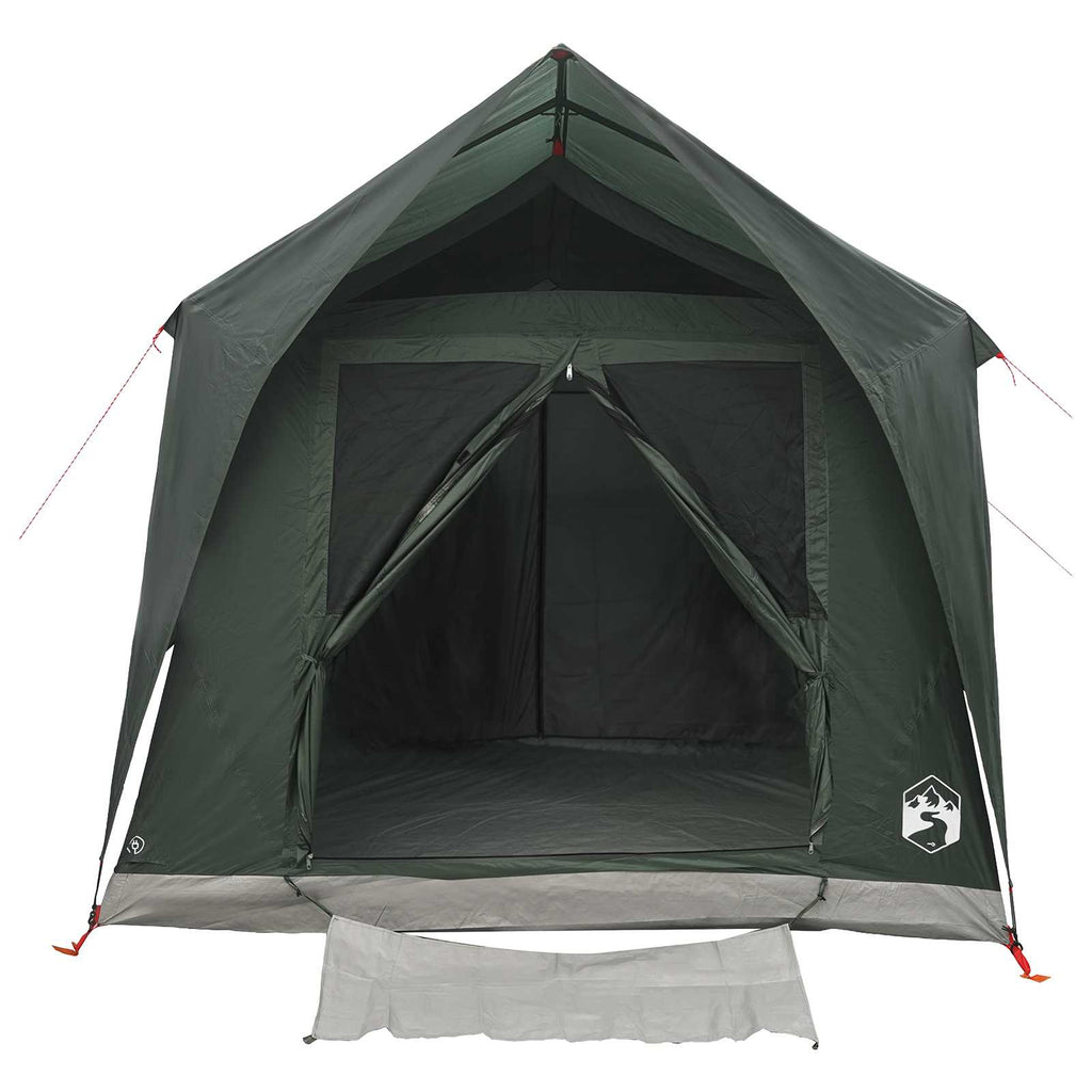 Tunnelzelt mit Dach Armeegrün 8-Personen Polyester und Stahl