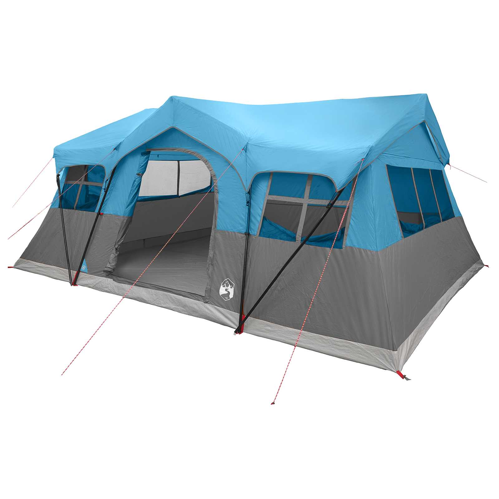 Familienzelt Blau 487 x 340 x 216 cm Polyester und Stahl
