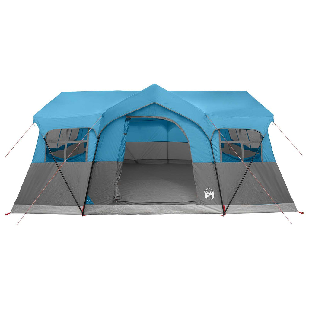 Familienzelt Blau 487 x 340 x 216 cm Polyester und Stahl