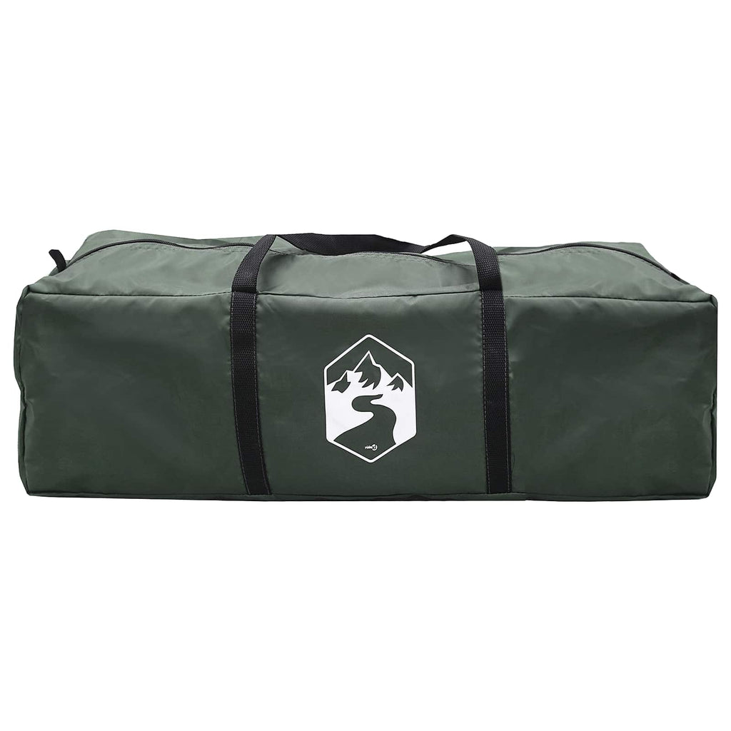 Familienzelt Olivegrün 487 x 340 x 216 cm Polyester und Stahl