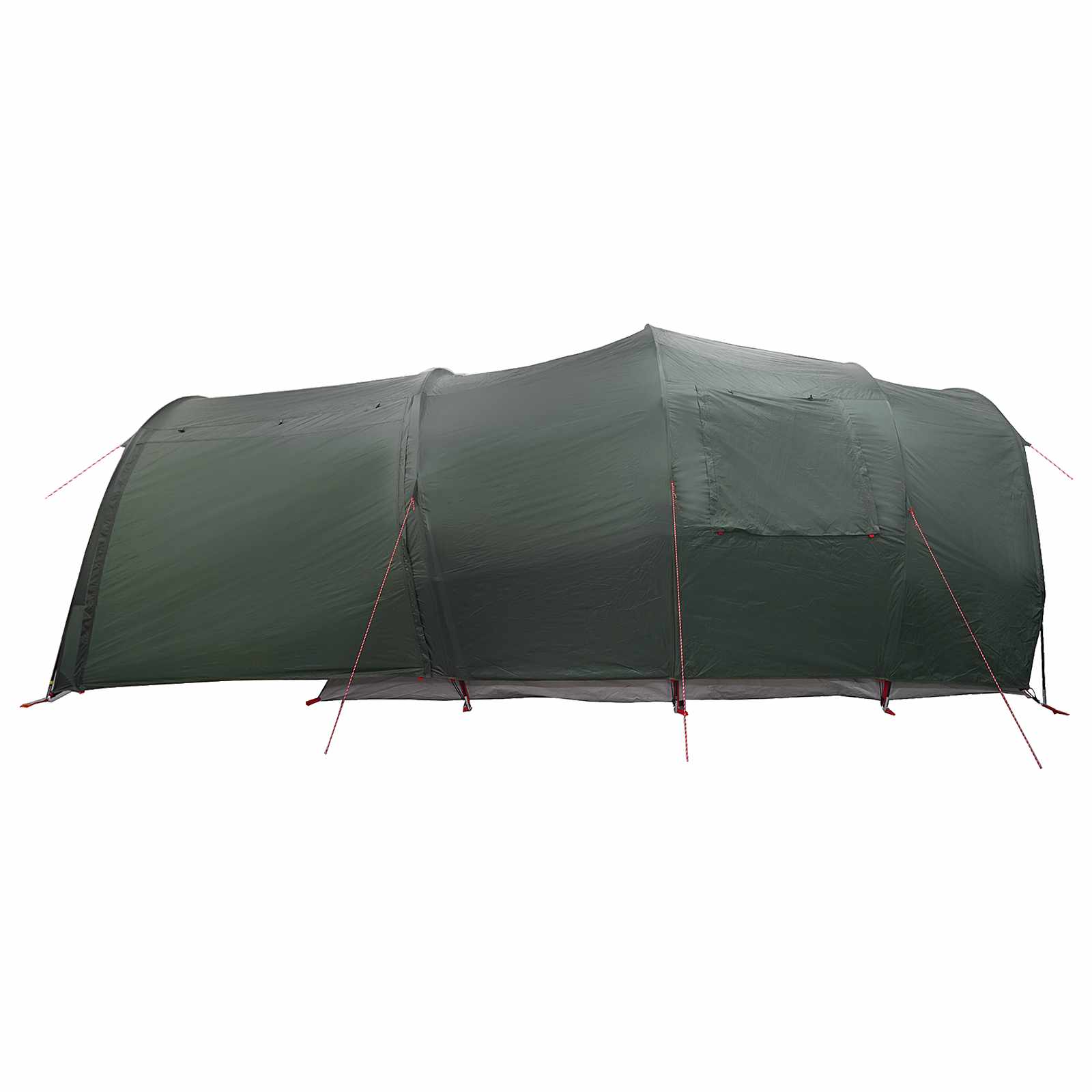 Tunnelzelt Olivegrün 370 x 275 x 210 cm Polyester und Stahl