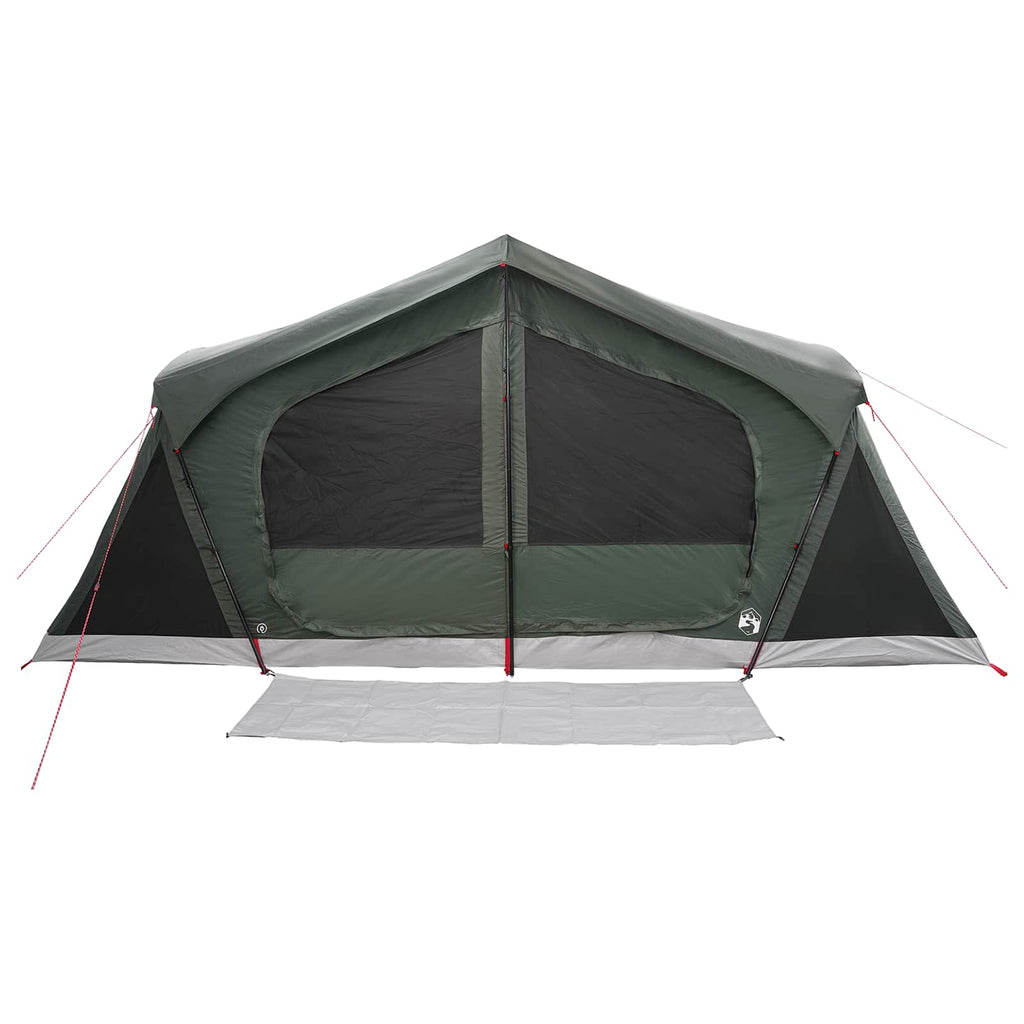 Hütten-Zelt Olivegrün 480 x 273 x 205 cm Polyester und Stahl