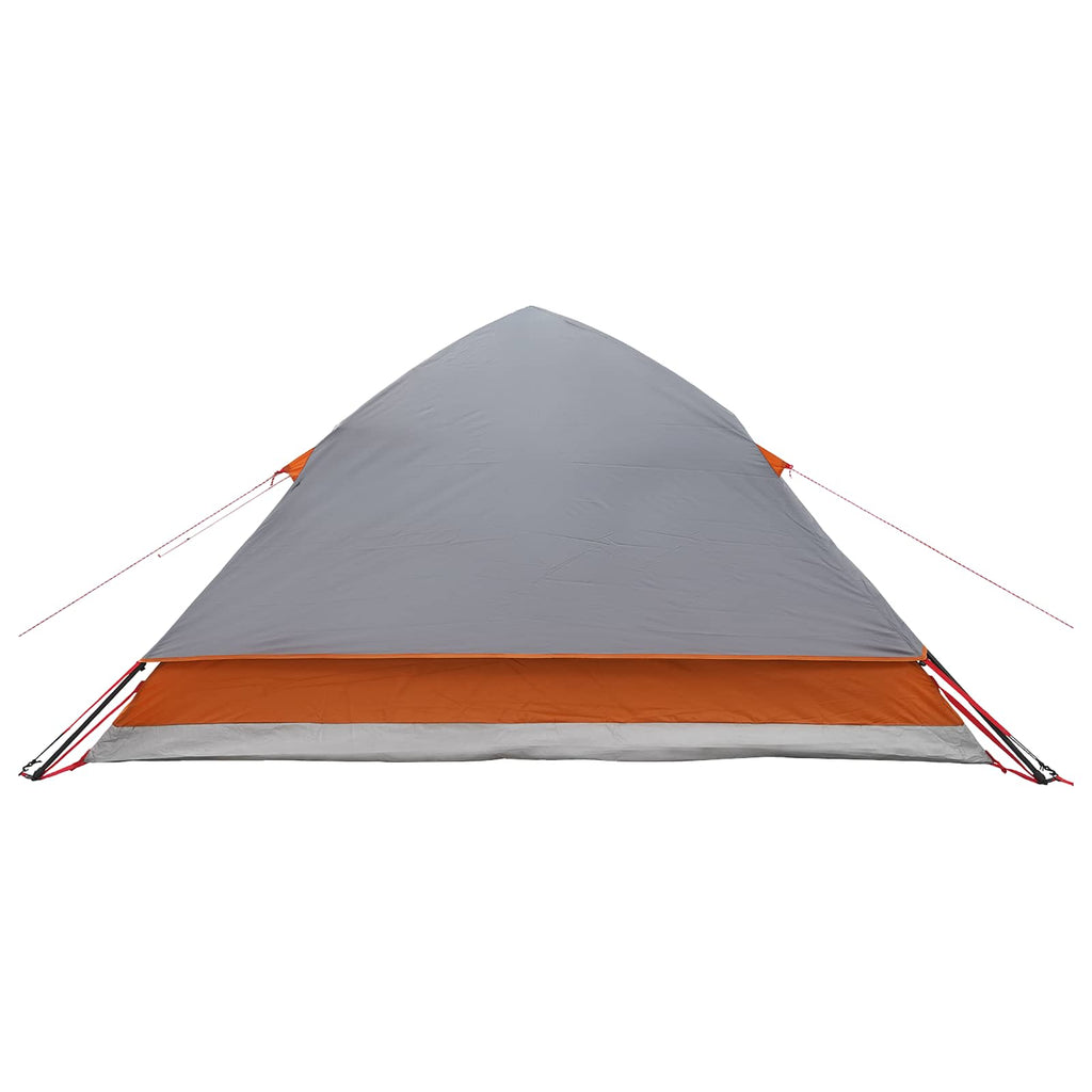 Sofort Zelt mit Dach Grau und Orange 305 x 215 x 140 cm