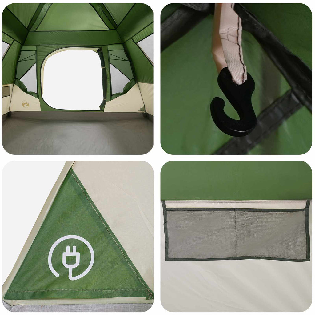 Sofort Zelt Grün 305 x 275 x 190 cm Polyester und Stahl