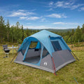 Sofort Zelt Blau 305 x 275 x 190 cm Polyester und Stahl