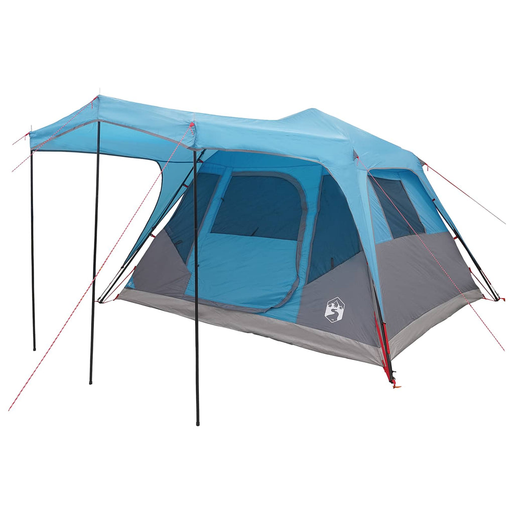 Familienzelt Blau 305 x 275 x 190 cm Polyester und Stahl