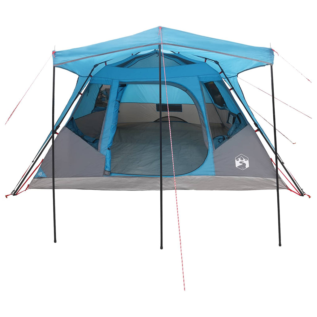 Familienzelt Blau 305 x 275 x 190 cm Polyester und Stahl