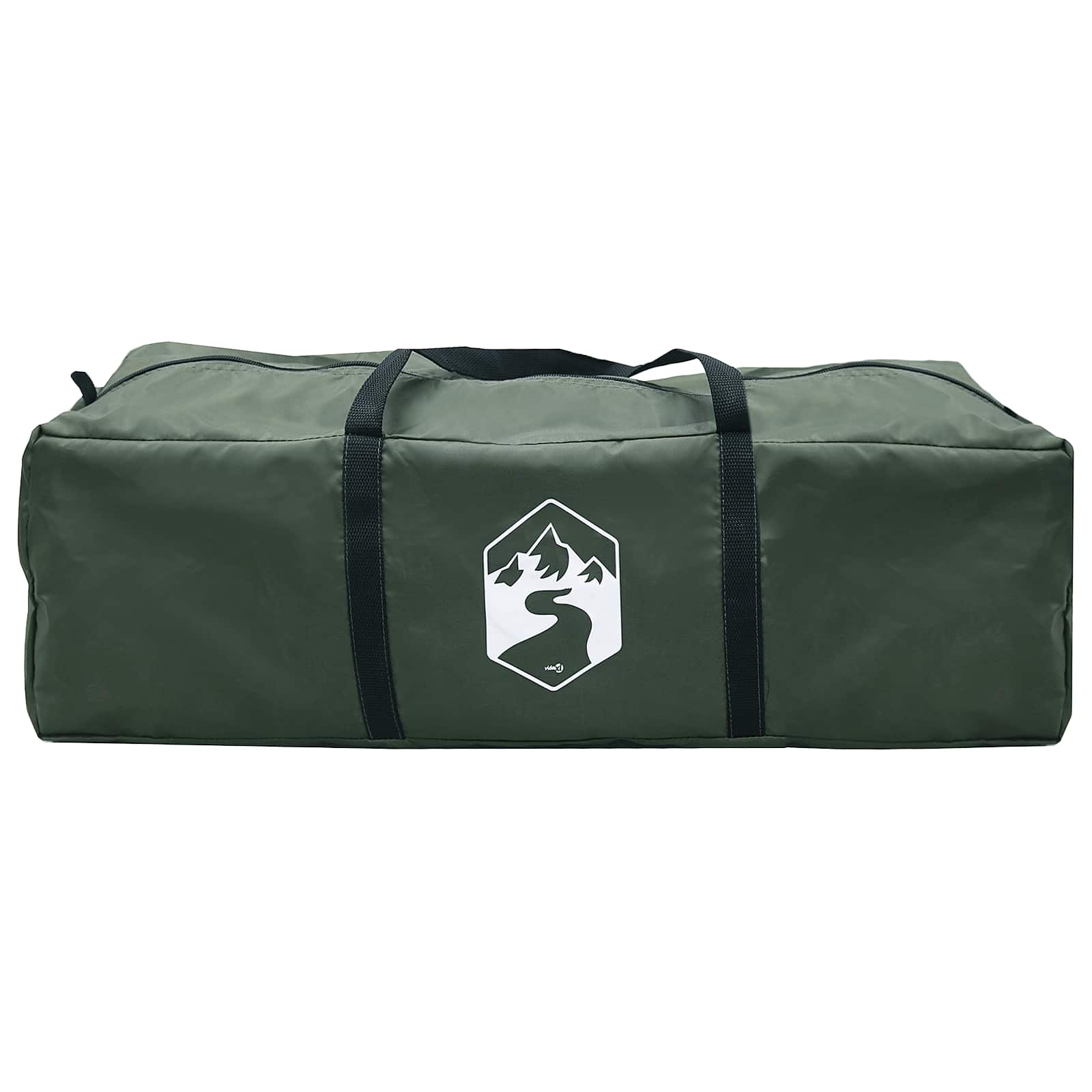 Tipi Zelt Olivegrün 800 x 800 x 430 cm Polyester und Stahl