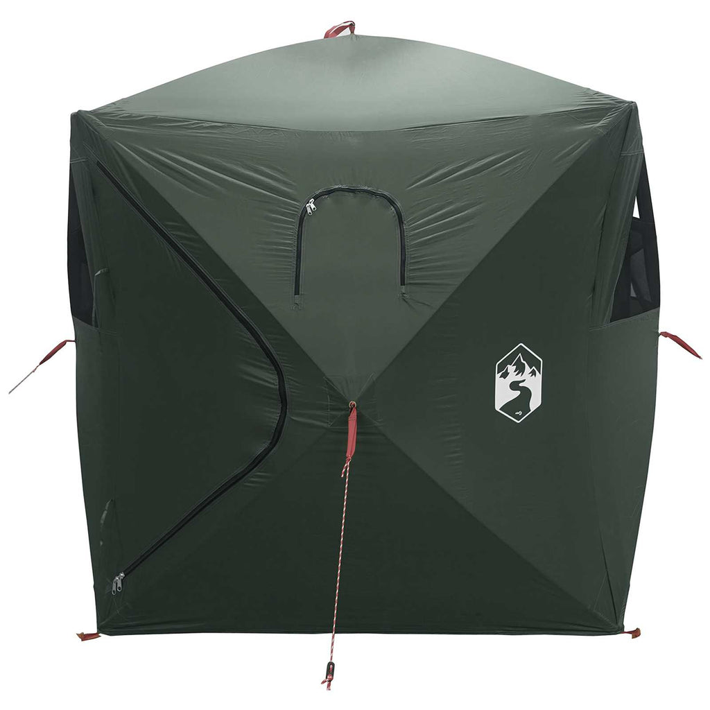 Huntingzelt Olivegrün 143 x 143 x 165 cm Polyester und Stahl