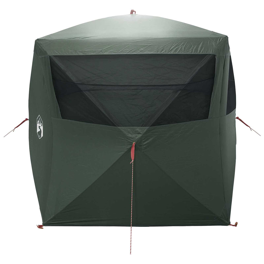 Huntingzelt Olivegrün 143 x 143 x 165 cm Polyester und Stahl