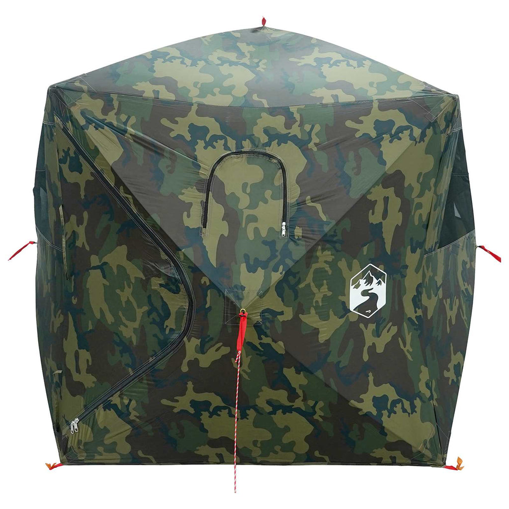 Huntingzelt Tarnung 143 x 143 x 165 cm Polyester und Stahl