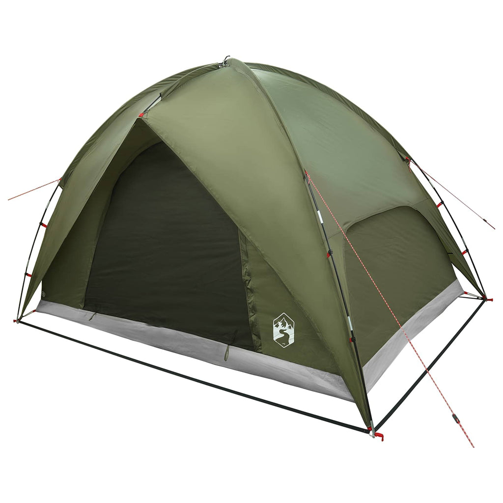 Campingzelt mit Regenhaube wasserdicht Kuppel Olive Grün