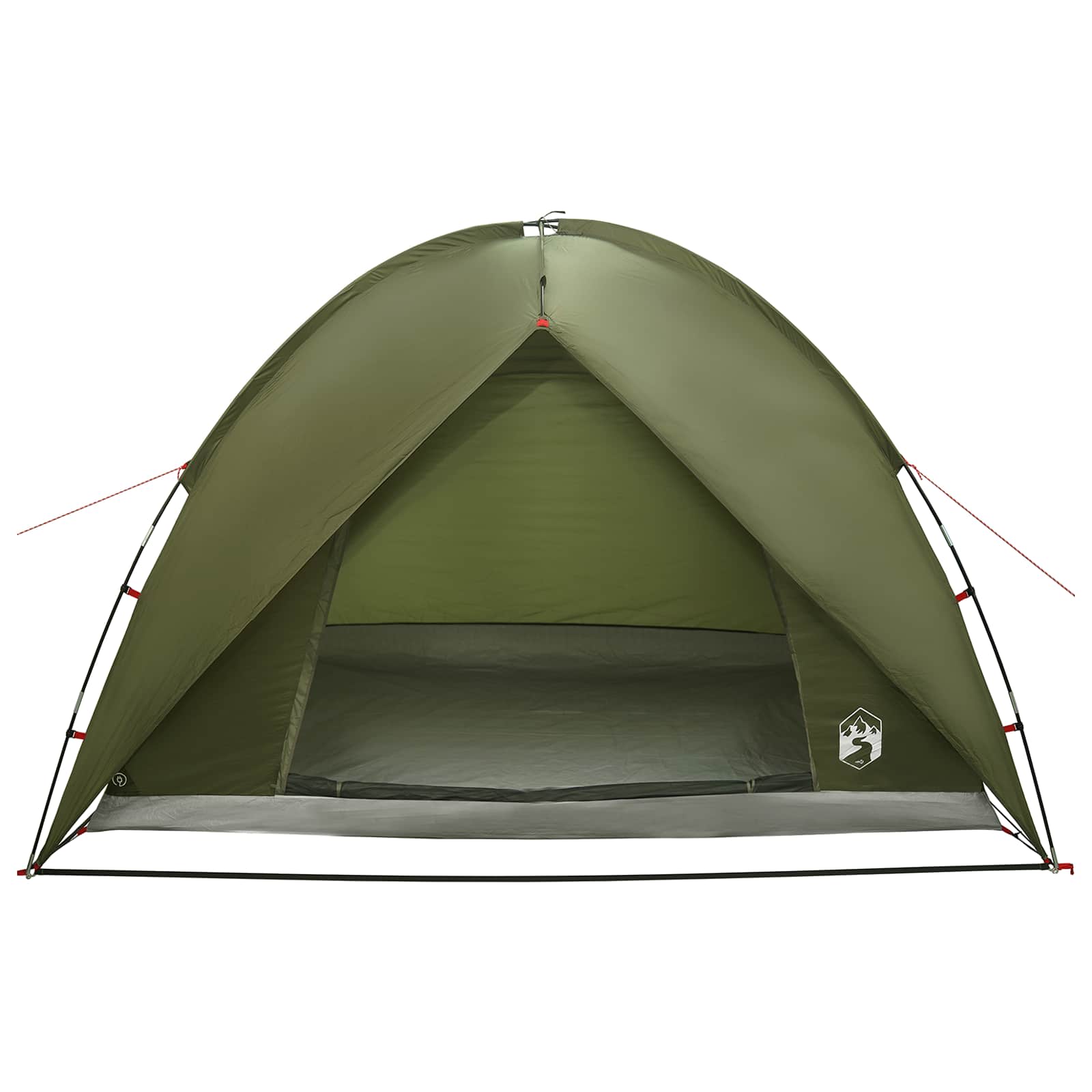Campingzelt mit Regenhaube wasserdicht Kuppel Olive Grün