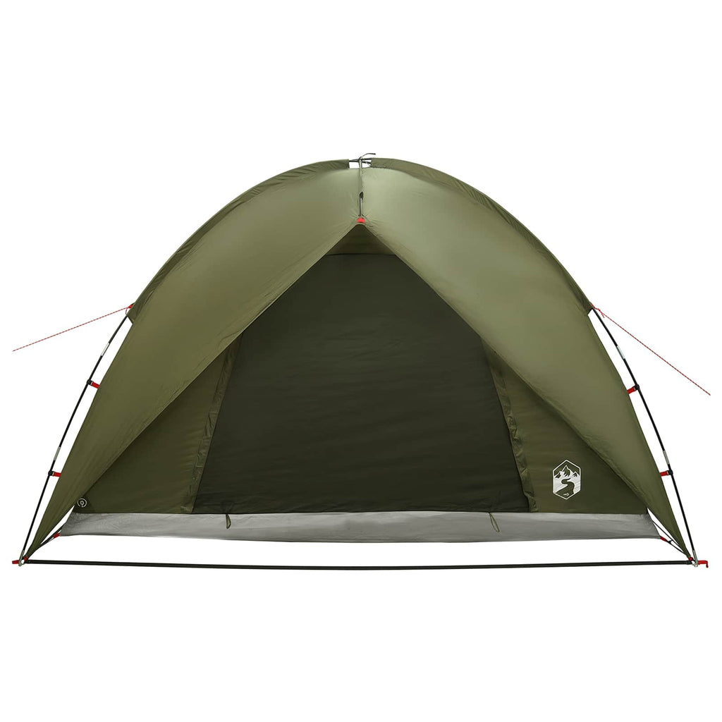 Campingzelt mit Regenhaube wasserdicht Kuppel Olive Grün
