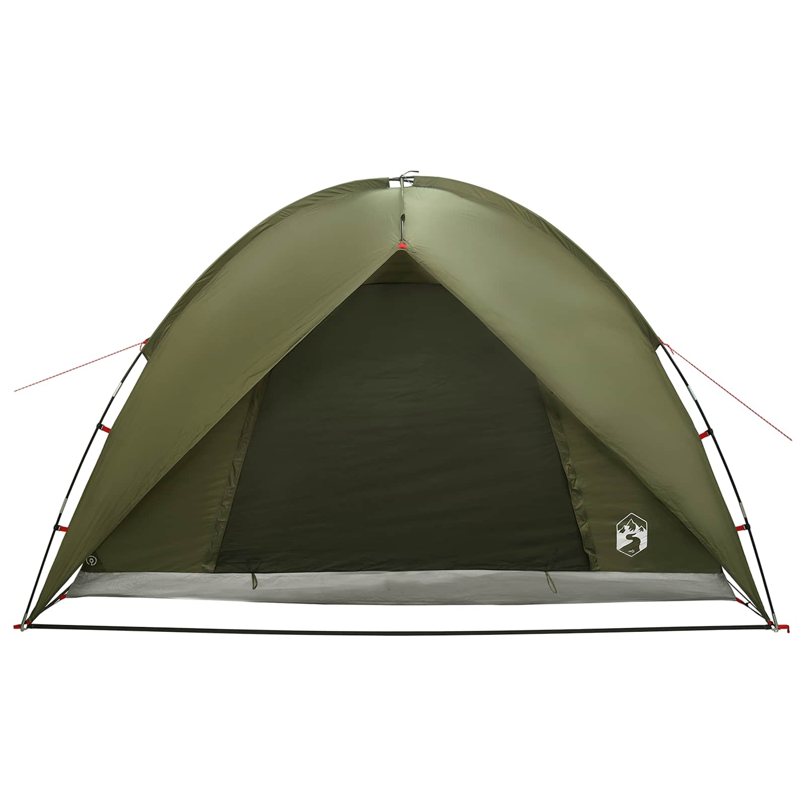 Campingzelt mit Regenhaube wasserdicht Kuppel Olive Grün