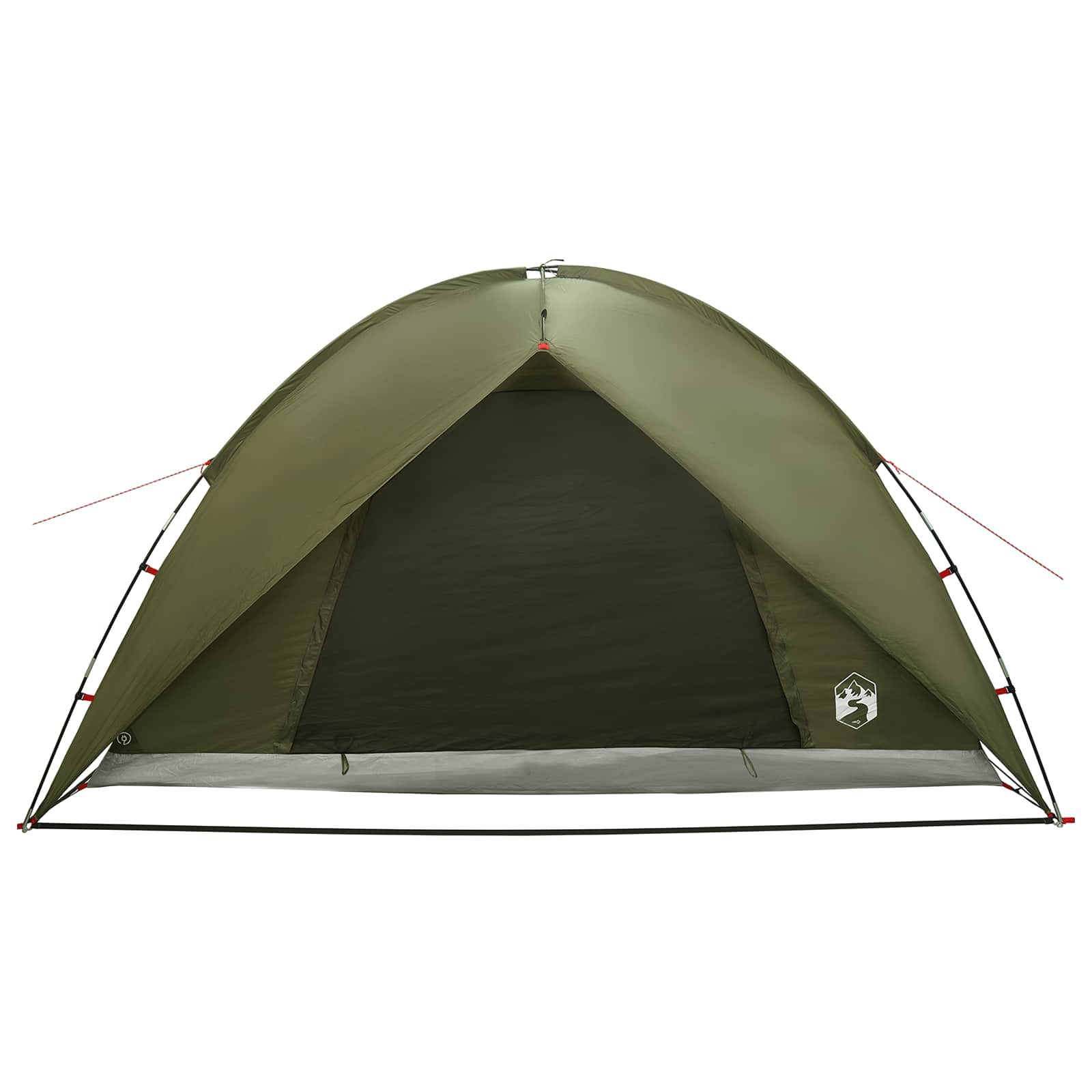 Campingzelt mit Regenhaube wasserdicht Kuppel Olive Grün