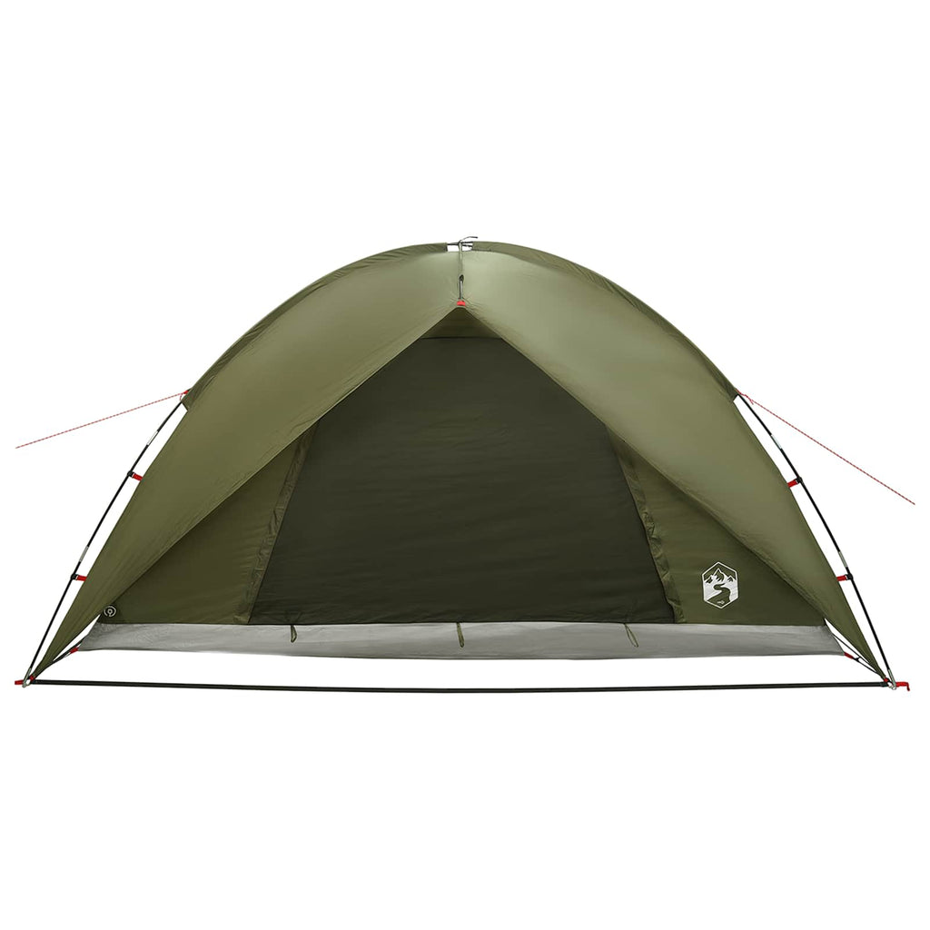 Campingzelt mit Regenhaube wasserdicht Kuppel Olive Grün