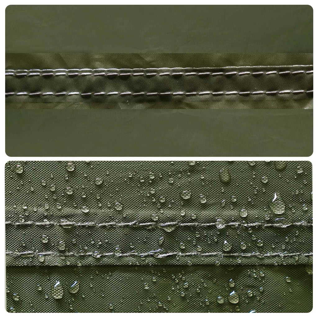 Sofort Zelt Olive Grün 305 x 275 x 190 cm Polyester und Stahl