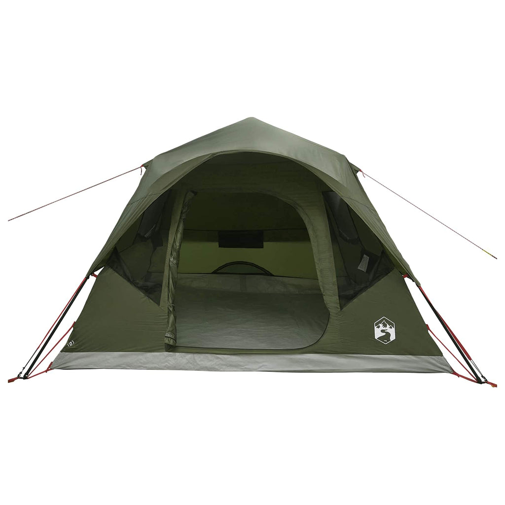 Sofort Zelt Olive Grün 305 x 275 x 190 cm Polyester und Stahl