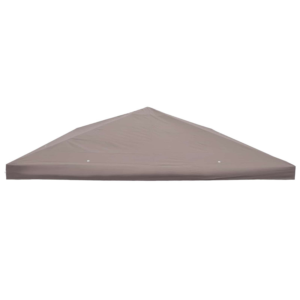 Pavillon Abdeckung Taupe 300 x 300 cm Polyester und Stahl