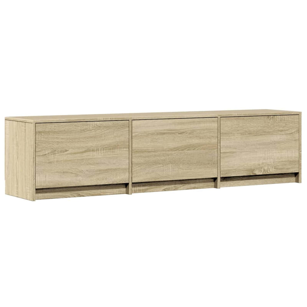 TV-Schränk mit LED Sonoma 165 x 34 x 40 cm Holzwerkstoff