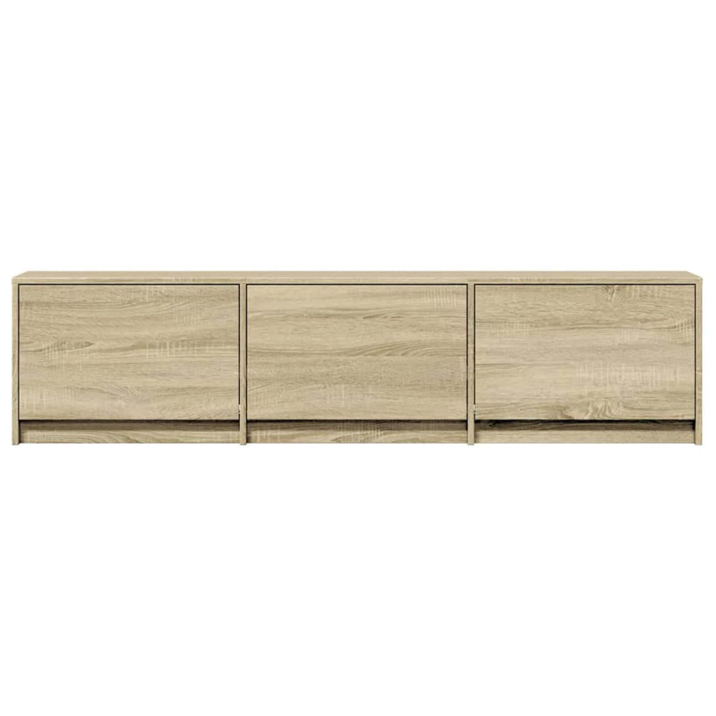 TV-Schränk mit LED Sonoma 165 x 34 x 40 cm Holzwerkstoff