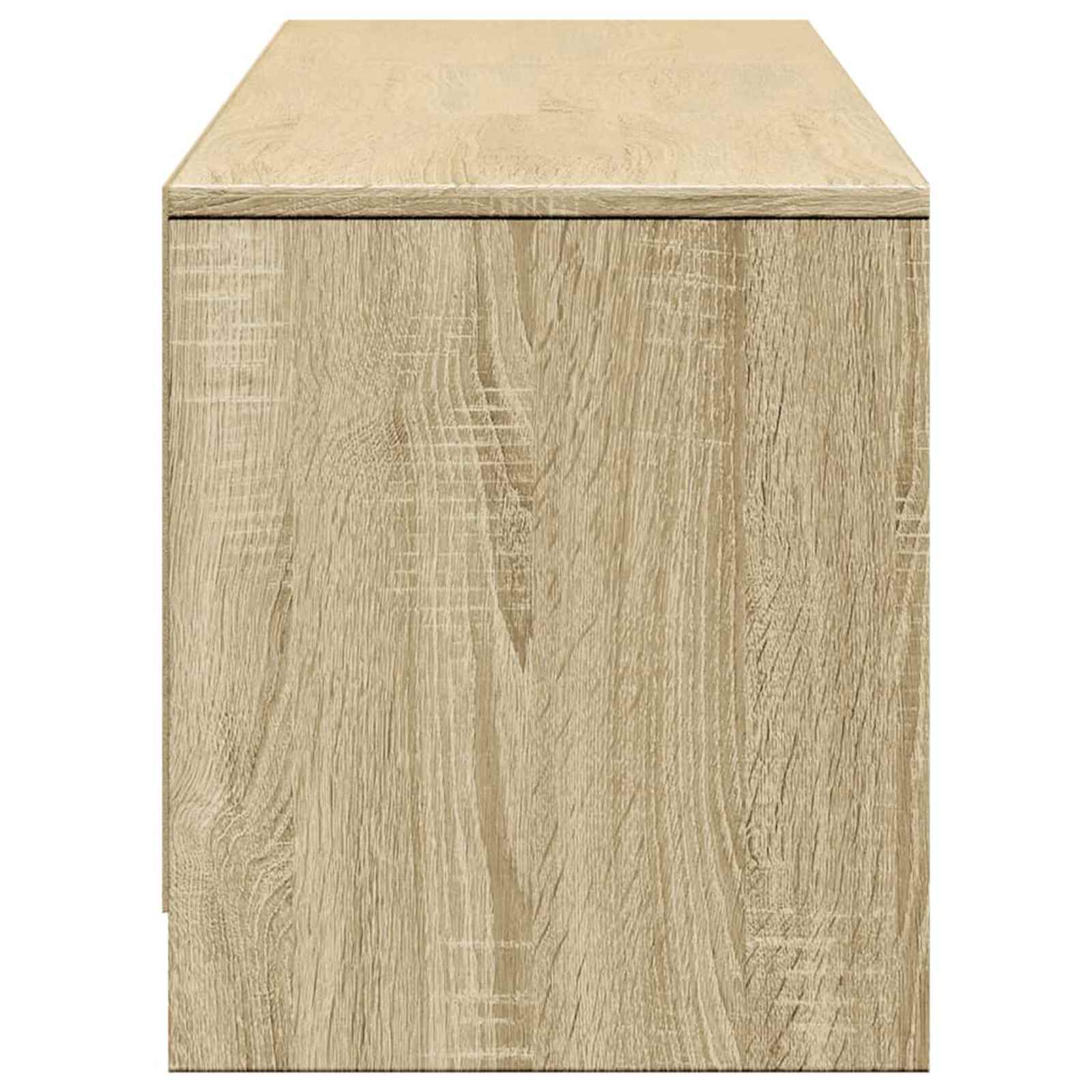 TV-Schränk mit LED Sonoma 165 x 34 x 40 cm Holzwerkstoff