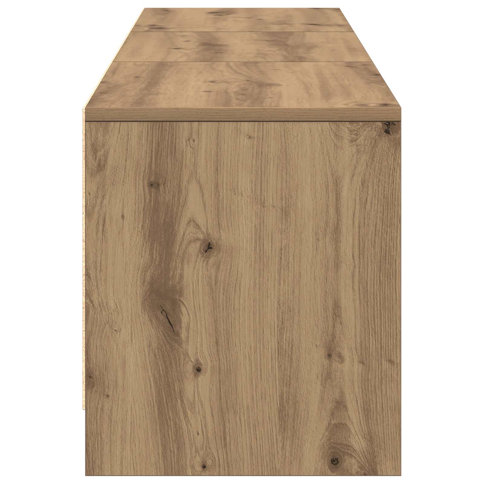 TV-Schränk mit LED Artisan-Eiche 165 x 34 x 40 cm Holzwerkstoff
