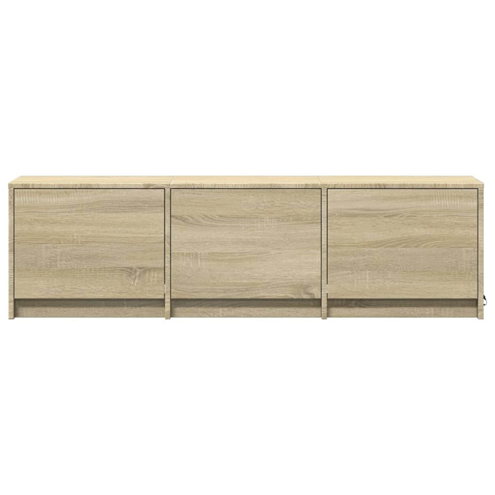 TV-Schränk mit LED Sonoma 140 x 34 x 40 cm Holzwerkstoff