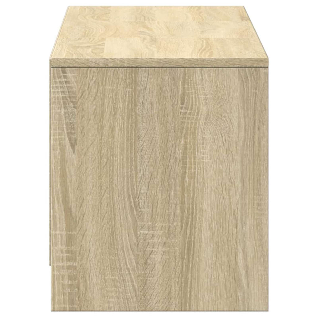 TV-Schränk mit LED Sonoma 140 x 34 x 40 cm Holzwerkstoff