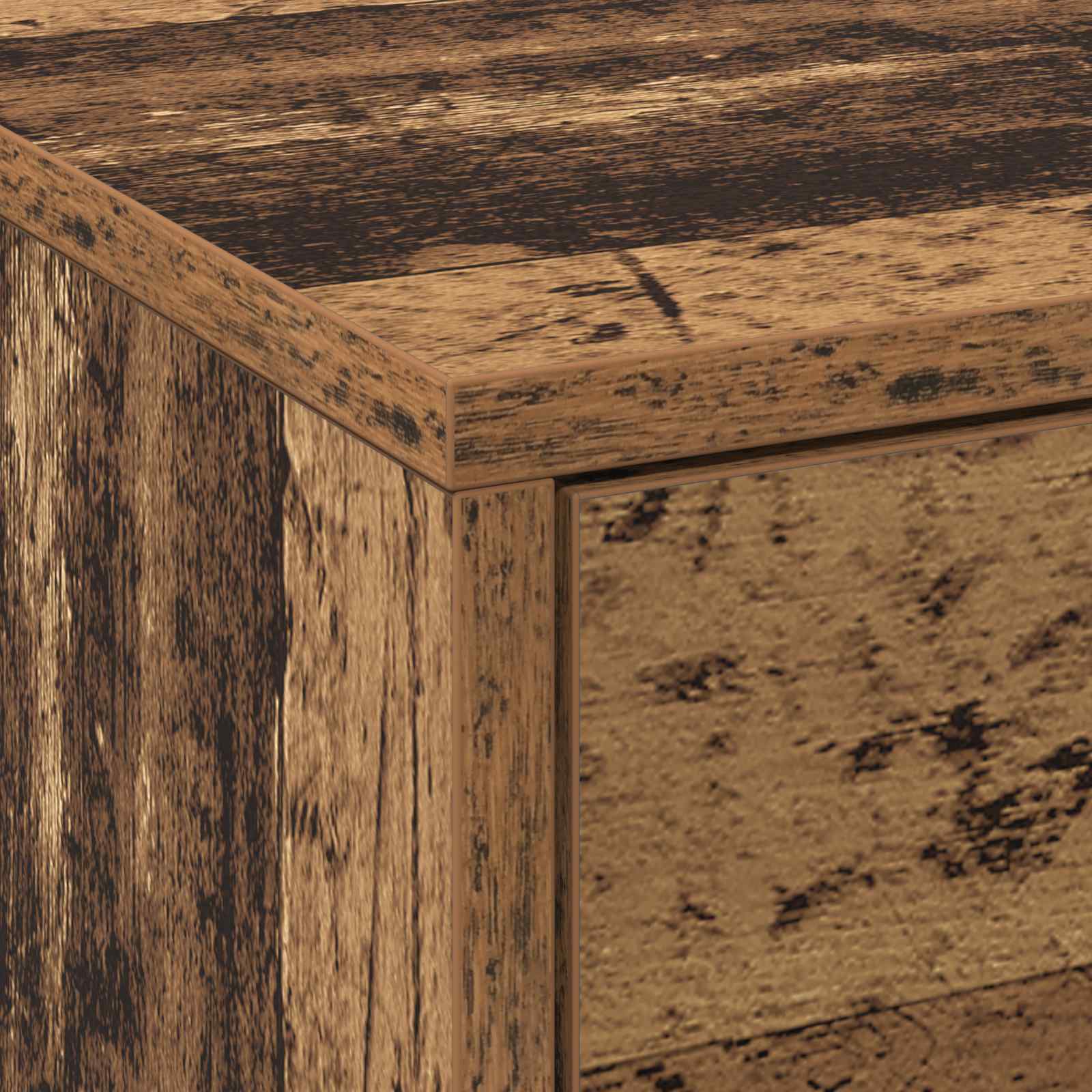 TV-Schränk 140 x 34 x 40 cm Altholz Holzwerkstoff