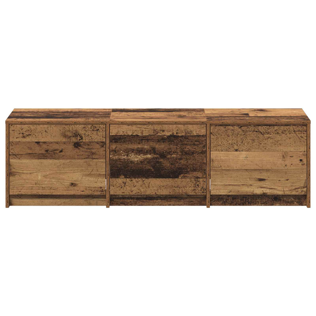 TV-Schränk 140 x 34 x 40 cm Altholz Holzwerkstoff