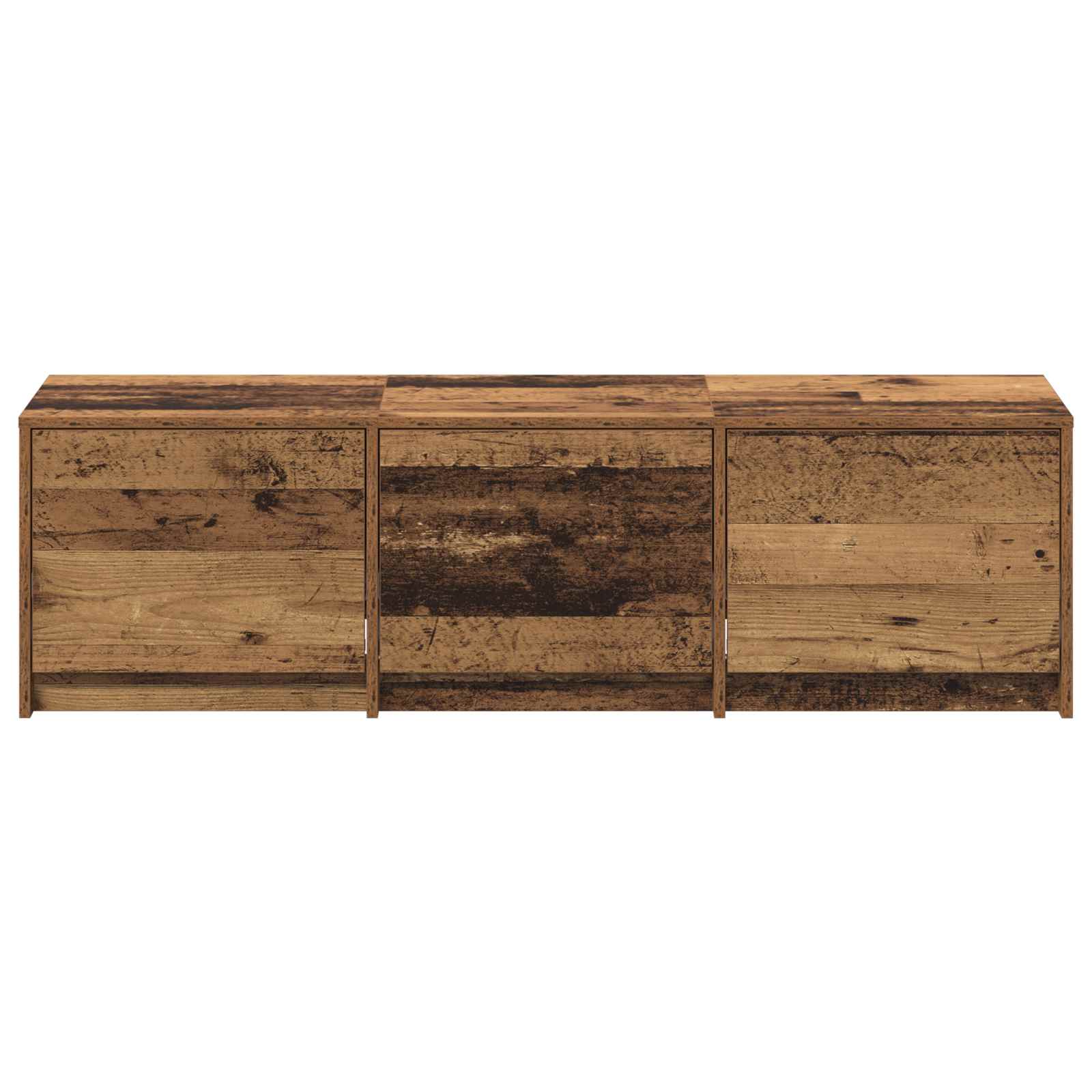 TV-Schränk 140 x 34 x 40 cm Altholz Holzwerkstoff