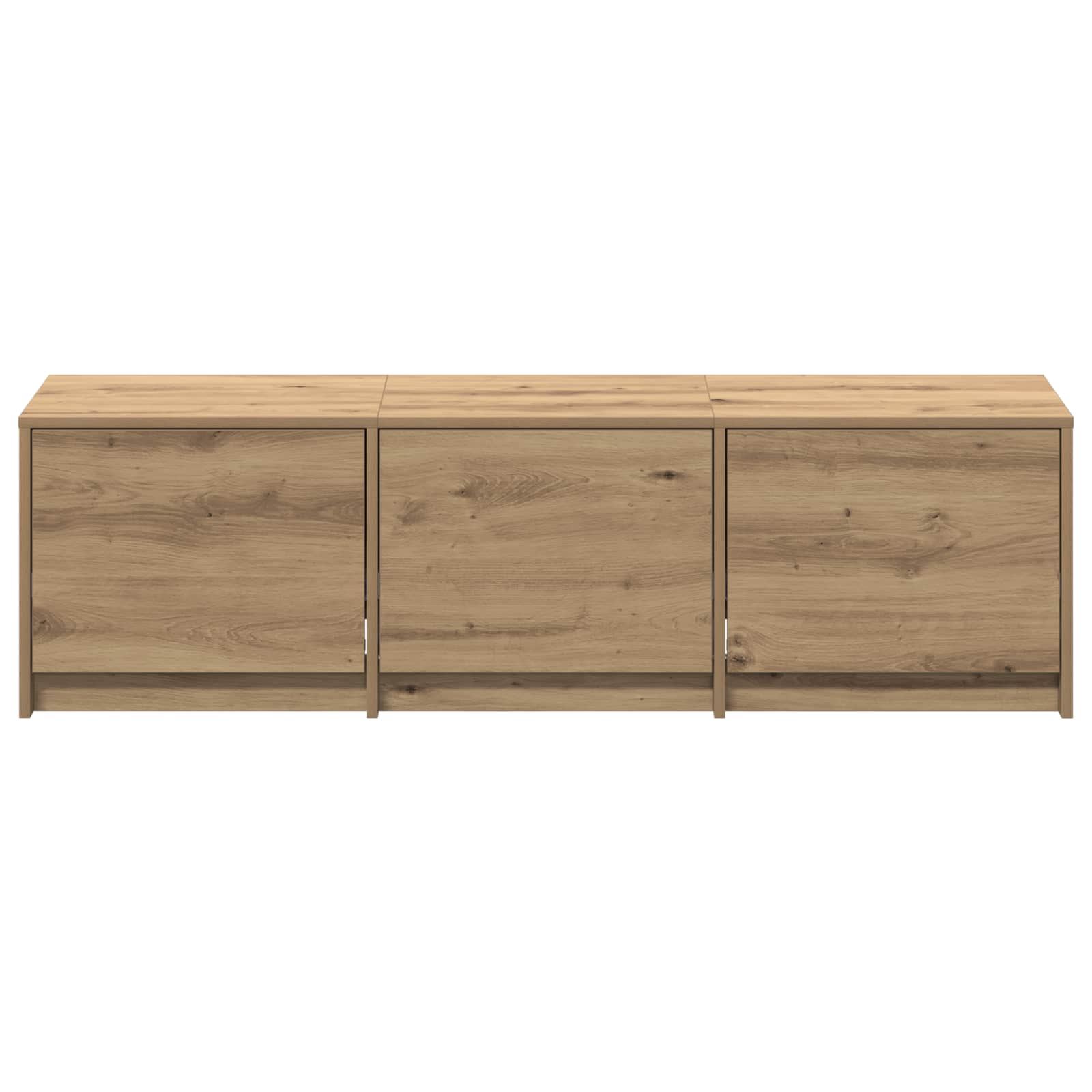 TV-Schränk mit LED Artisan-Eiche 140 x 34 x 40 cm Holzwerkstoff