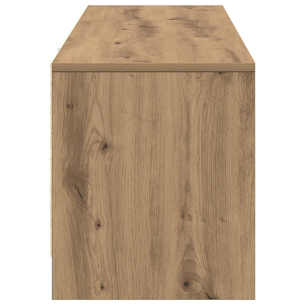 TV-Schränk mit LED Artisan-Eiche 140 x 34 x 40 cm Holzwerkstoff