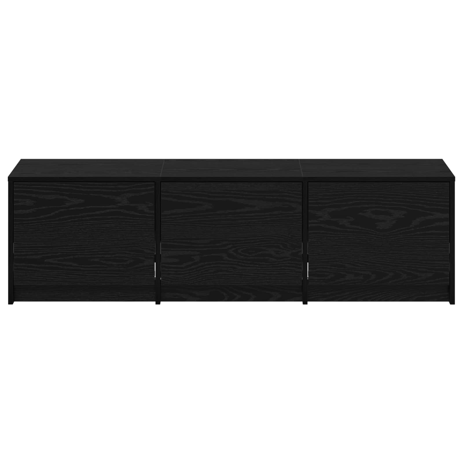 TV-Schränk Schwarz Eichen-Optik 140 x 34 x 40 cm Holzwerkstoff