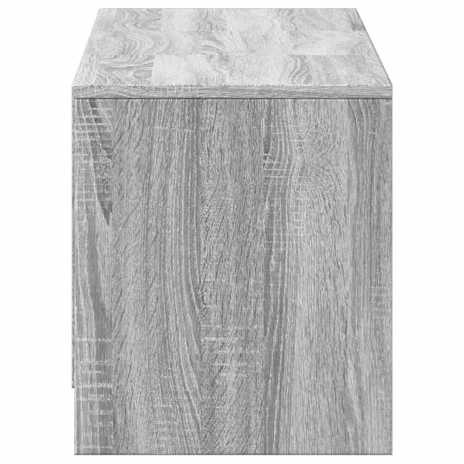 TV-Schränk mit LED Graues Sonoma 140 x 34 x 40 cm Holzwerkstoff