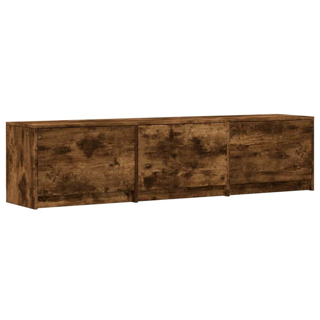 TV-Schränk Geräucherte Eiche 165 x 34 x 40 cm Holzwerkstoff