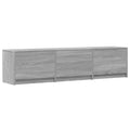 TV-Schränk mit LED Graues Sonoma 165 x 34 x 40 cm Holzwerkstoff