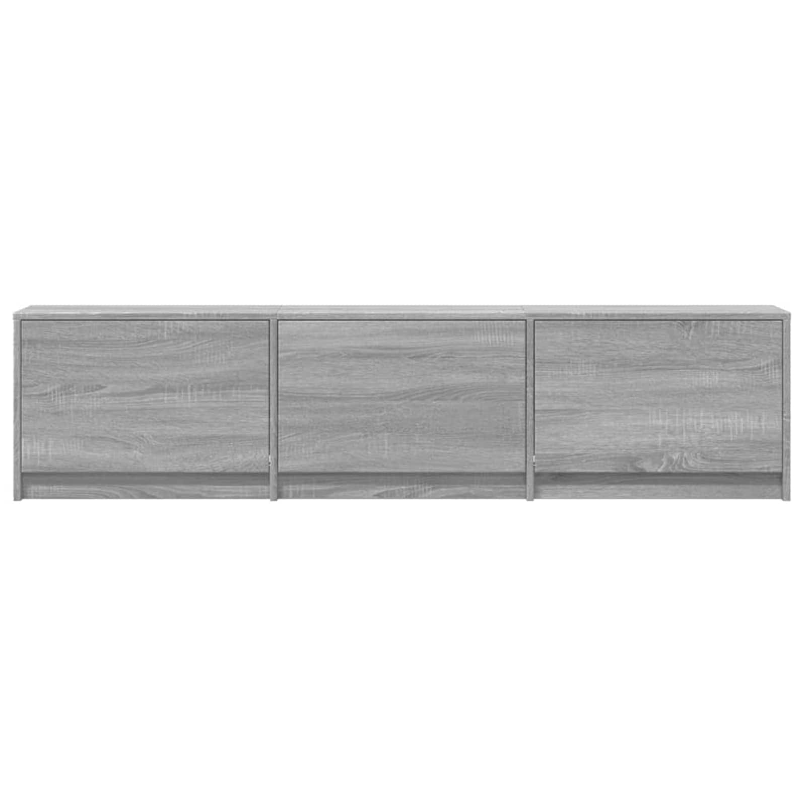 TV-Schränk mit LED Graues Sonoma 165 x 34 x 40 cm Holzwerkstoff