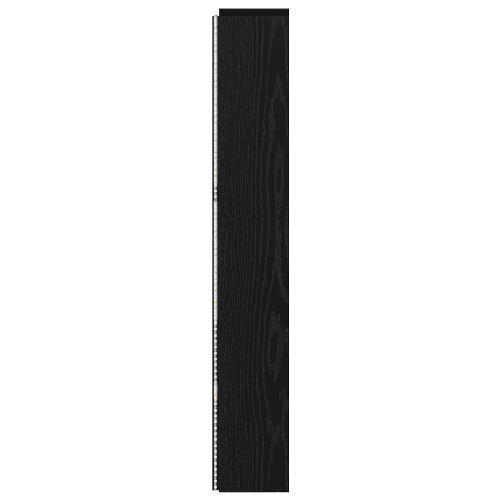 Kopfteil-Schrank mit LED Schwarze Eiche 140 x 16,5 x 103,5 cm