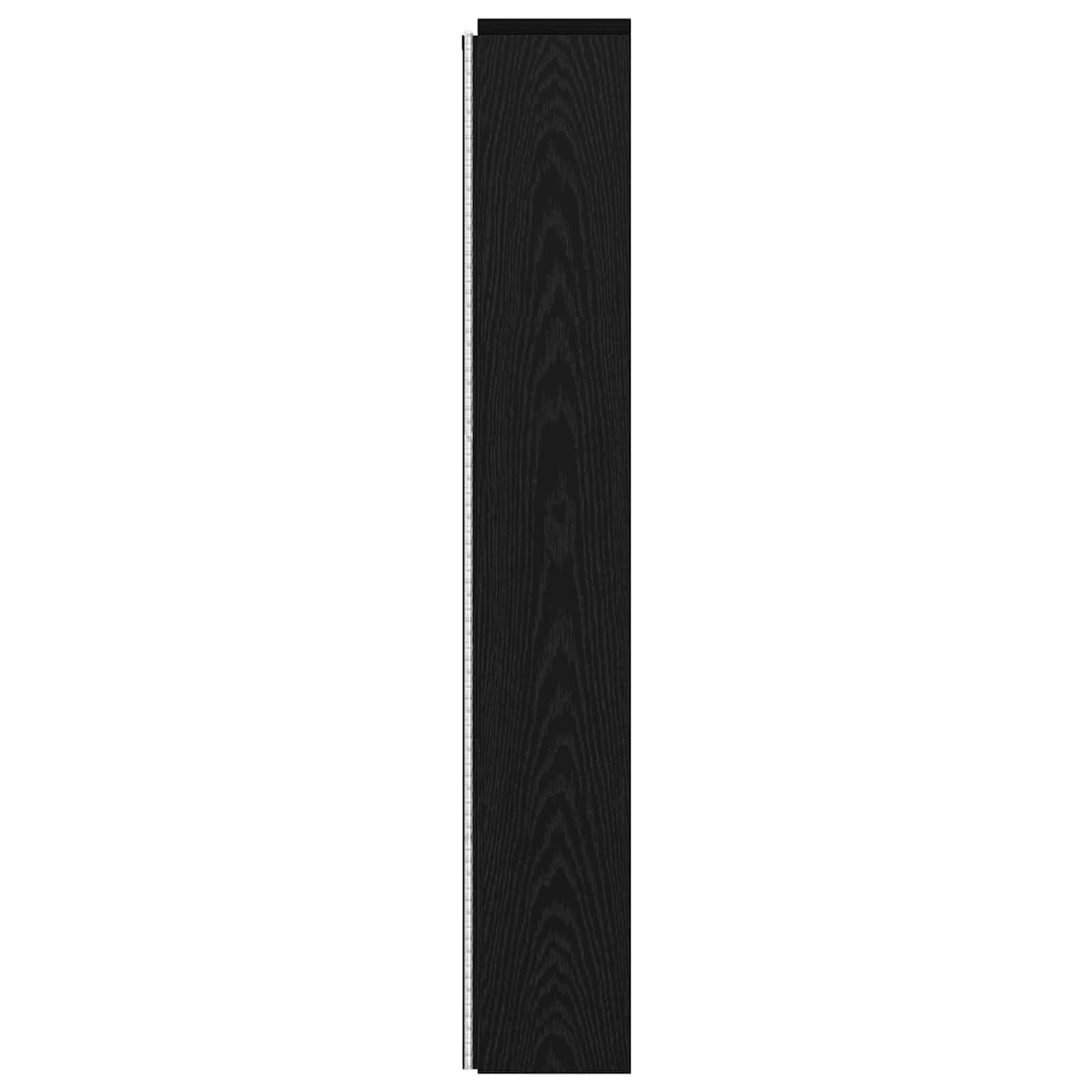 Kopfteil-Schrank mit LED Schwarze Eiche 160 x 16,5 x 103,5 cm