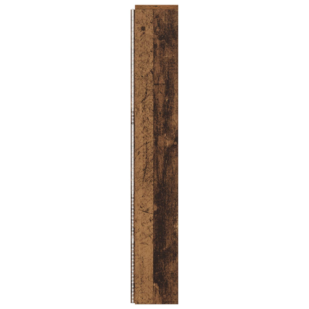 Kopfteil-Schrank mit LED Altholz 180 x 16,5 x 103,5 cm